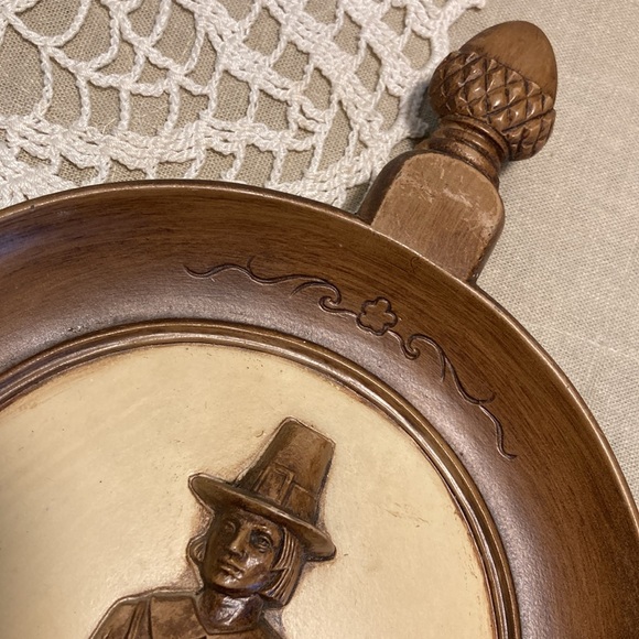 Vintage Pilgrim Plaques Ornate Frames - Picture 7 of 16